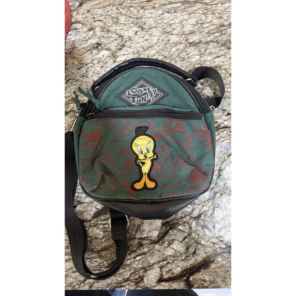Vintage 1995 Looney Tunes Tweety Bird Mini Bag Vtg Convertible USA 90s Cartoons